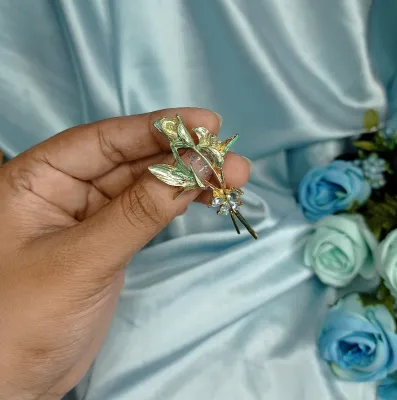  Cute Decorative Floral Hijab Pin/Brooch